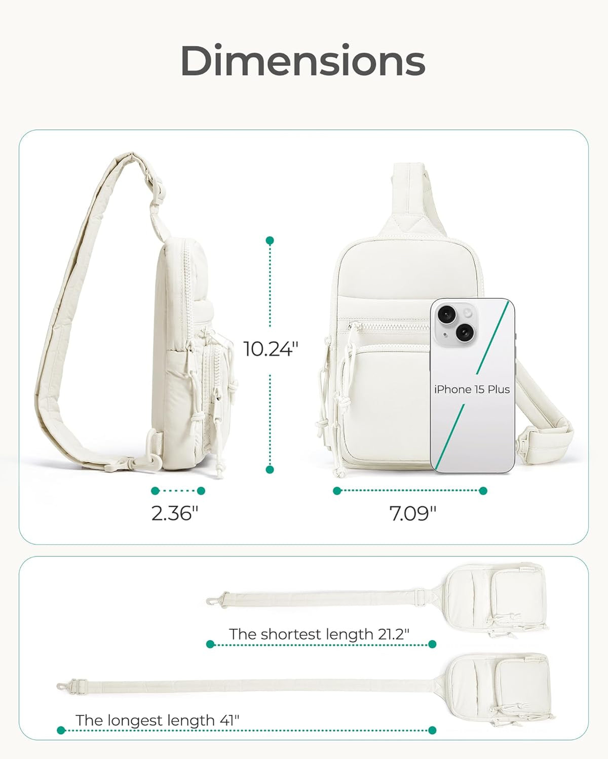Crossbody Sling Bags for Women, Small Crossbody Purse Fanny Packs with Adjustable Strap, Sling Backpck for travel