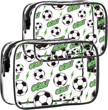 TSA Approved Toiletry Bag - 3 Pack Clear Travel Bags for Toiletries, Carry on Airport Airline Compliant Bag,Makeup Bags Clear Toiletry bags Quart Size Travel Bag,Black