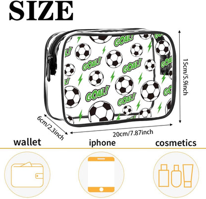 TSA Approved Toiletry Bag - 3 Pack Clear Travel Bags for Toiletries, Carry on Airport Airline Compliant Bag,Makeup Bags Clear Toiletry bags Quart Size Travel Bag,Black
