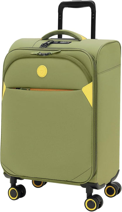 Cambridge Lightweight Carry On Luggage,Softside Expandable Suitcase with Spinner Wheel (20-Inch, Misted Yellow)