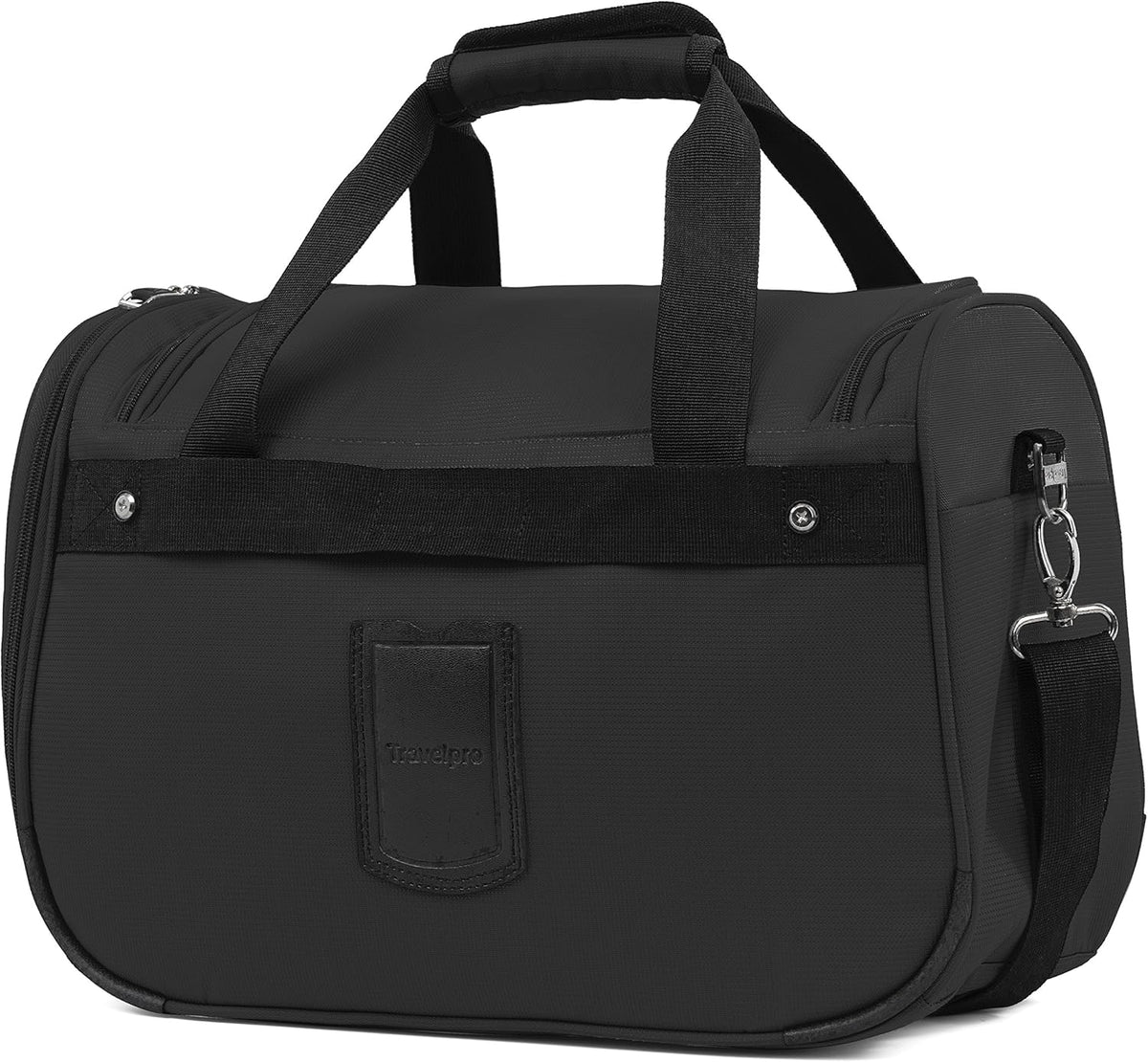 Maxlite 5 Softside 2pc Set Expandable Carry On Upright 2 Wheel Luggage/Soft Underseat Tote, Lightweight Suitcase, Men and Women, Black