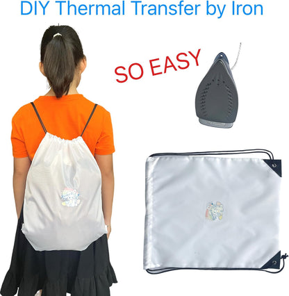 Drawstring Backpack Bulk 50 Packs Draw String Bags for Gym Sports Trip Pedestrianism Cinch Sack DIY for Women Men (black)