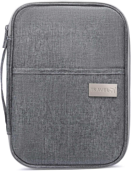 Family Passport Wallet Holder,Waterproof Multi functional Travel Document Organizer for Men Women Travel Wallet