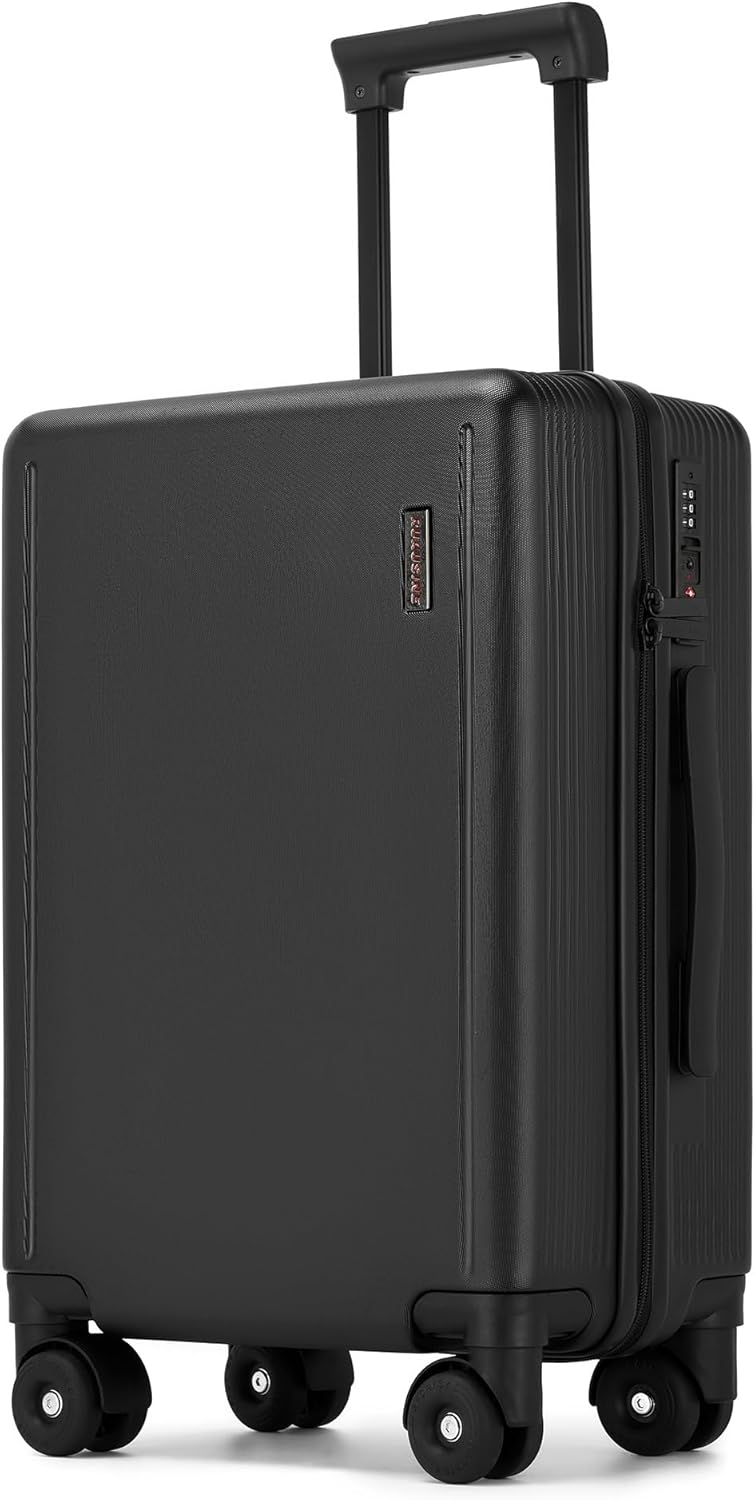 20 Inch Carry-on Luggage Airline Approved with TSA Lock | 22x14x9 Hard Shell Small Rolling Travel Carry on Suitcase with 4 Silent Spinner Wheels for Business Trip, Holiday, Women, Men