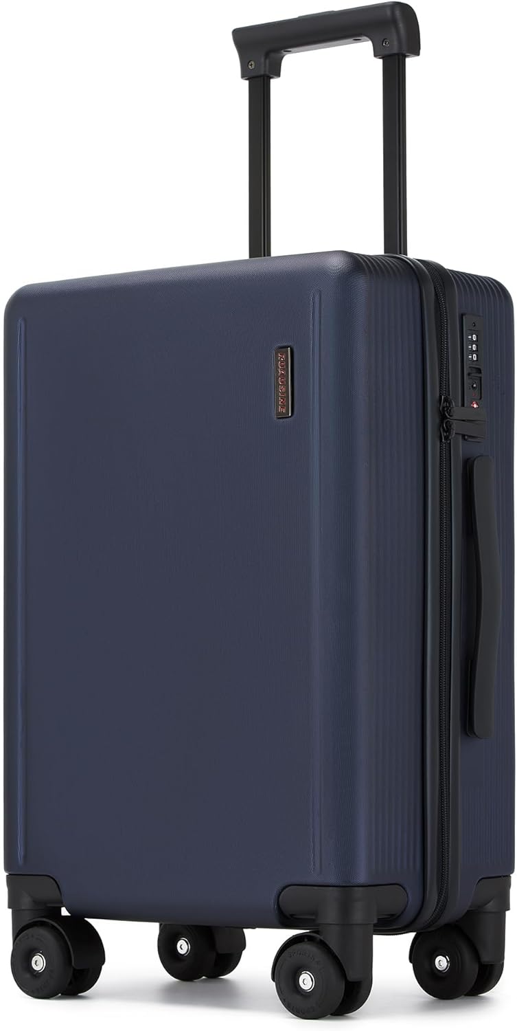 20 Inch Carry-on Luggage Airline Approved with TSA Lock | 22x14x9 Hard Shell Small Rolling Travel Carry on Suitcase with 4 Silent Spinner Wheels for Business Trip, Holiday, Women, Men