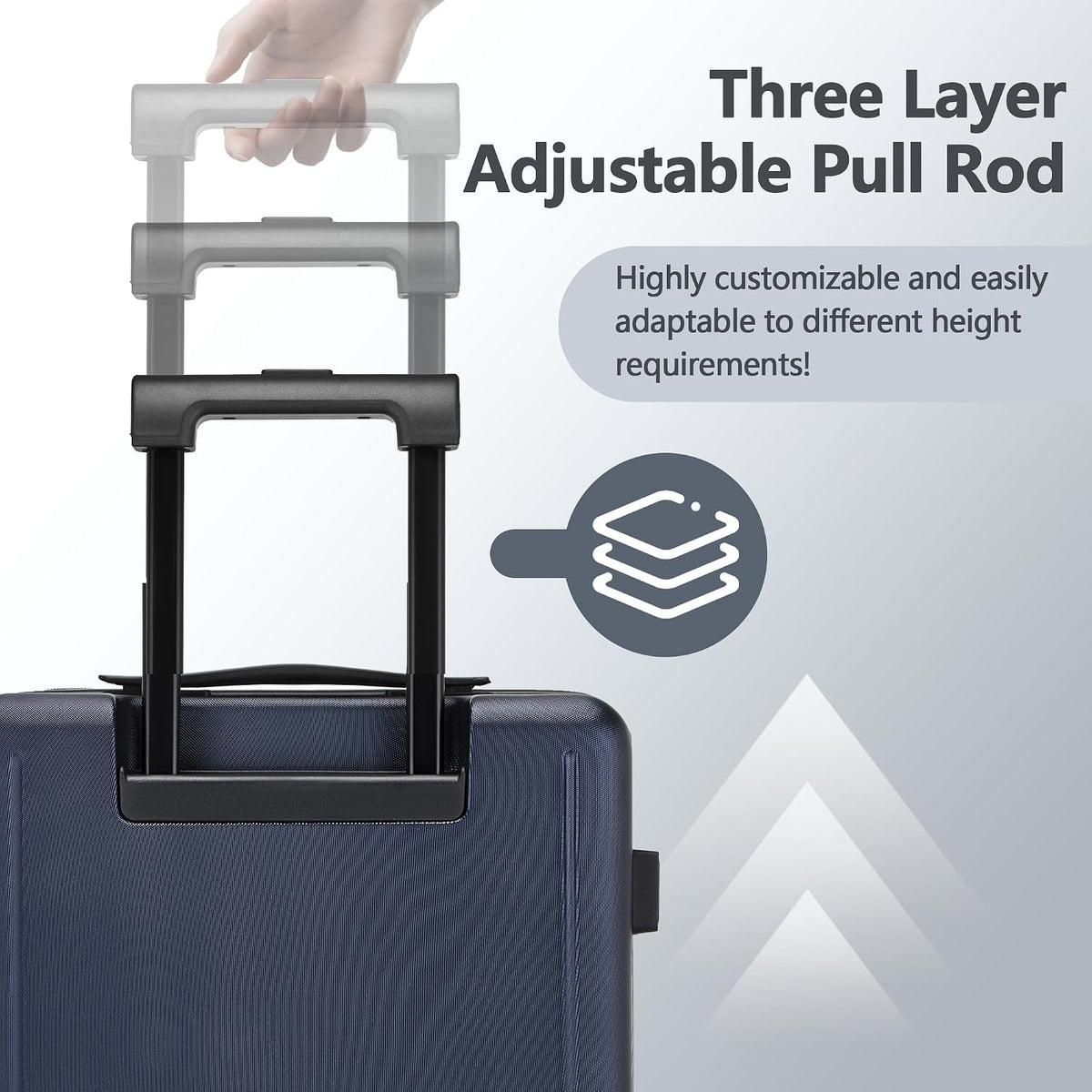 20 Inch Carry-on Luggage Airline Approved with TSA Lock | 22x14x9 Hard Shell Small Rolling Travel Carry on Suitcase with 4 Silent Spinner Wheels for Business Trip, Holiday, Women, Men