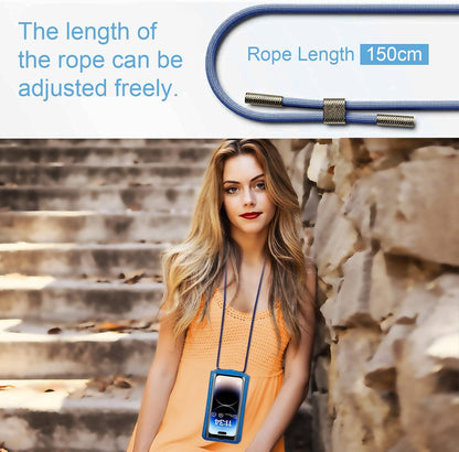 Small Crossbody Bag Cell Phone Purse for Women Men Leather Mini Shoulder Bag Wallet Case with Card Holder Slot Necklace Lanyard for All Phones iPhone Samsung Google up to 7.3" Black