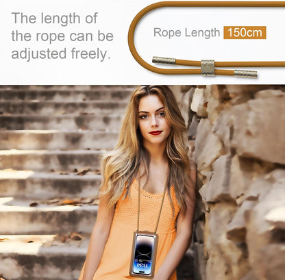 Small Crossbody Bag Cell Phone Purse for Women Men Leather Mini Shoulder Bag Wallet Case with Card Holder Slot Necklace Lanyard for All Phones iPhone Samsung Google up to 7.3" Black