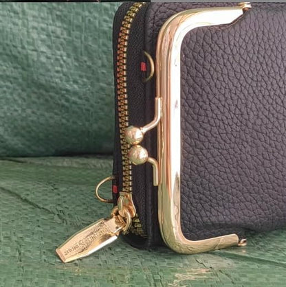 Women Sling Cross-Body Wallet with Mobile Cell Phone Holder, Crossbody Bags for Women Travel
