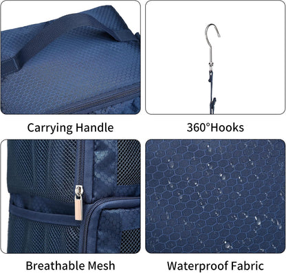Suitcase Organizer Travel Bags Organizer for Luggage Compression Hanging Packing Cubes for Travel Carry on Closet (Bag Only)