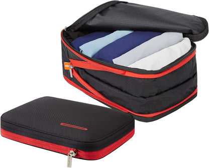 Waterproof Compression Packing Cubes sets,Large Travel Packing organizers for Carry on Luggage,2 Sides Expandable Storage Bags