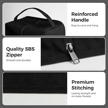 Stylish Shoe Bag for Travel, Water-Resistant Shoe Pouch for Gym, Smell-Proof Soccer Cleats Bag for Sport (Dark Blue)