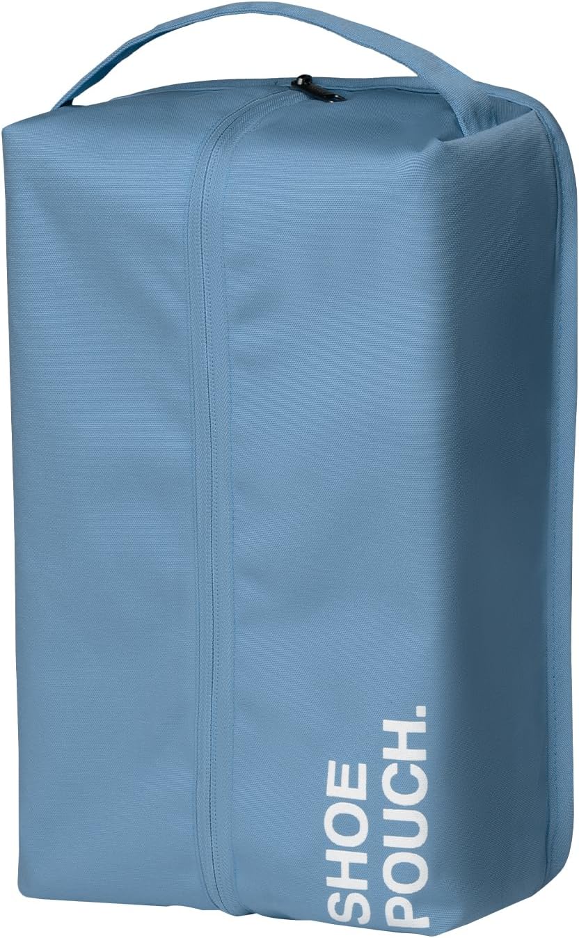 Stylish Shoe Bag for Travel, Water-Resistant Shoe Pouch for Gym, Smell-Proof Soccer Cleats Bag for Sport (Dark Blue)