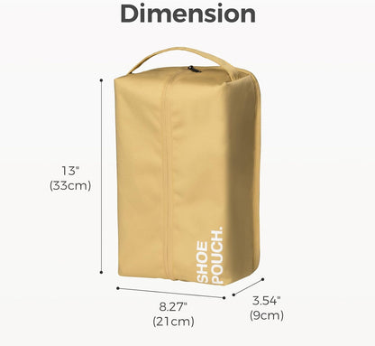Stylish Shoe Bag for Travel, Water-Resistant Shoe Pouch for Gym, Smell-Proof Soccer Cleats Bag for Sport (Dark Blue)