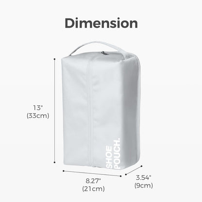 Stylish Shoe Bag for Travel, Water-Resistant Shoe Pouch for Gym, Smell-Proof Soccer Cleats Bag for Sport (Dark Blue)