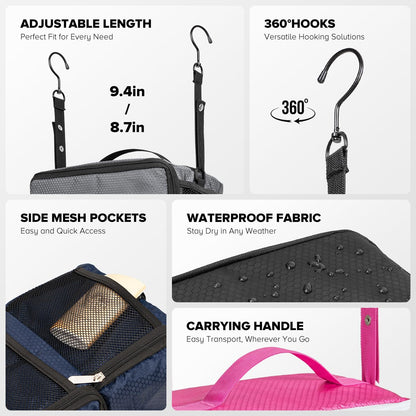 Suitcase Organizer, Travel Luggage Organizer Hanging Shelves Packing Cube Closet/Collapsible Portable Travel Organizer for Carry-on