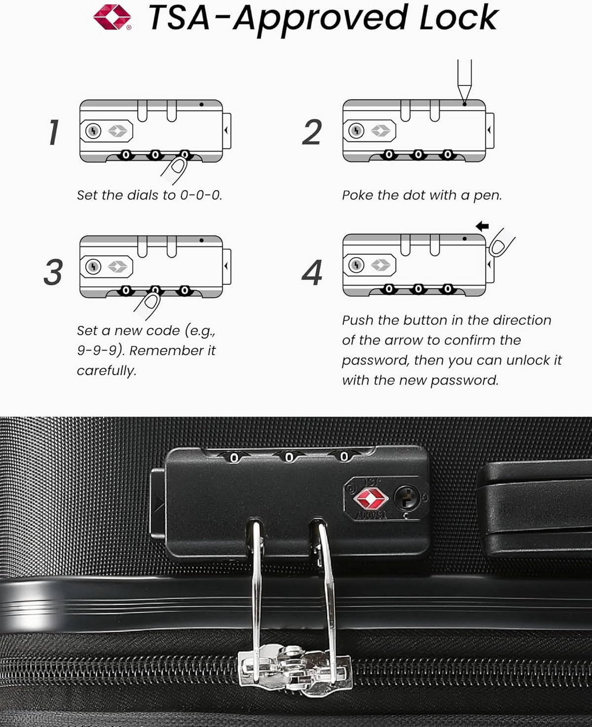 20 Inch Carry On Luggage 22x14x9 Airline Approved, Expandable ABS Hardside Suitcase with Spinner Wheels & TSA Lock, Lightweight 6.1 lbs Travel Suitcase for Business, Black