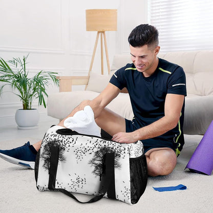 Overnight Weekender Duffel Bag Lightweight Carry On Travel Tote Bag Foldable for Men Women Gym
