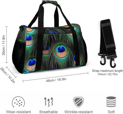 Overnight Weekender Duffel Bag Lightweight Carry On Travel Tote Bag Foldable for Men Women Gym