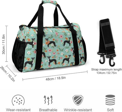 Overnight Weekender Duffel Bag Lightweight Carry On Travel Tote Bag Foldable for Men Women Gym