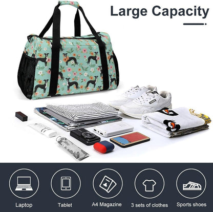 Overnight Weekender Duffel Bag Lightweight Carry On Travel Tote Bag Foldable for Men Women Gym