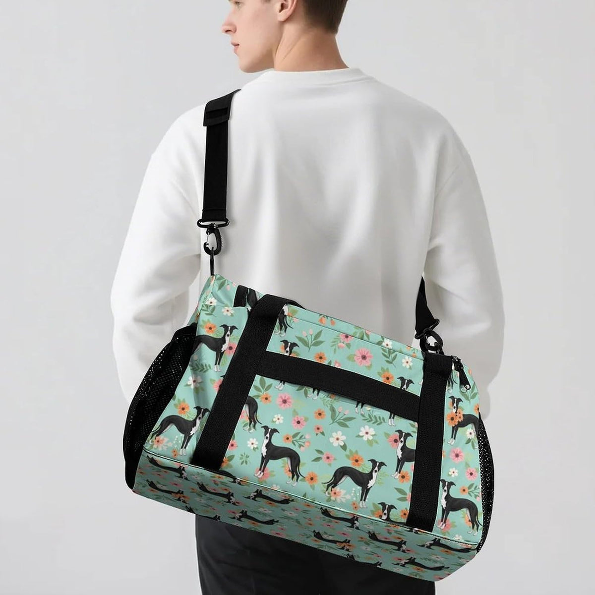 Overnight Weekender Duffel Bag Lightweight Carry On Travel Tote Bag Foldable for Men Women Gym