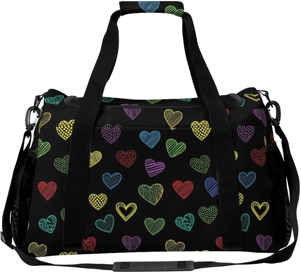 Overnight Weekender Duffel Bag Lightweight Carry On Travel Tote Bag Foldable for Men Women Gym