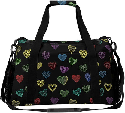 Overnight Weekender Duffel Bag Lightweight Carry On Travel Tote Bag Foldable for Men Women Gym