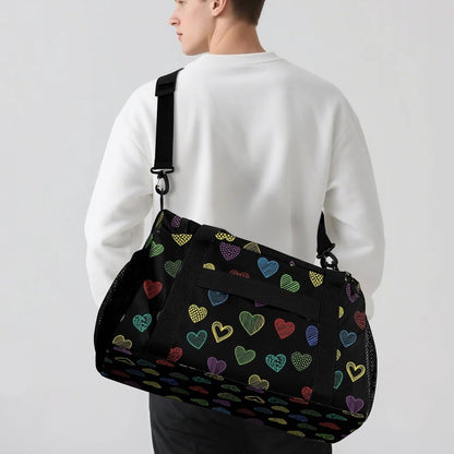 Overnight Weekender Duffel Bag Lightweight Carry On Travel Tote Bag Foldable for Men Women Gym
