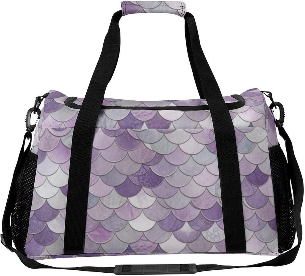 Overnight Weekender Duffel Bag Lightweight Carry On Travel Tote Bag Foldable for Men Women Gym