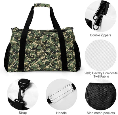 Overnight Weekender Duffel Bag Lightweight Carry On Travel Tote Bag Foldable for Men Women Gym