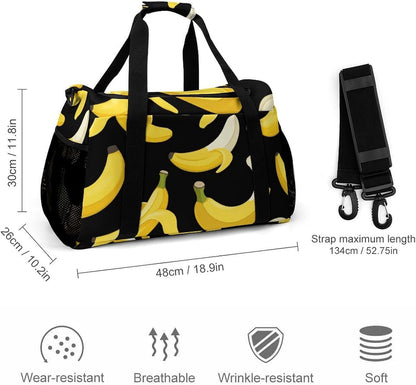 Women Large Lightweight Travel Duffel Bag Foldable Carry On Overnight Weekender Tote Bag Gym