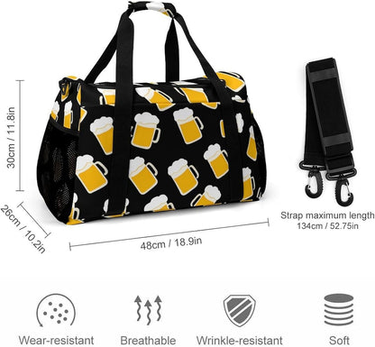 Women Large Lightweight Travel Duffel Bag Foldable Carry On Overnight Weekender Tote Bag Gym