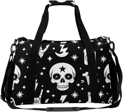 Women Large Lightweight Travel Duffel Bag Foldable Carry On Overnight Weekender Tote Bag Gym