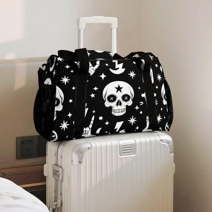 Women Large Lightweight Travel Duffel Bag Foldable Carry On Overnight Weekender Tote Bag Gym