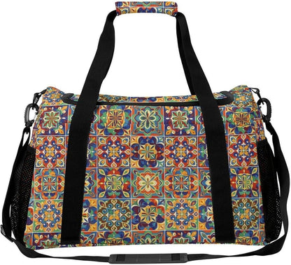 Women Large Lightweight Travel Duffel Bag Foldable Carry On Overnight Weekender Tote Bag Gym