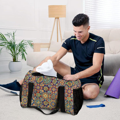 Women Large Lightweight Travel Duffel Bag Foldable Carry On Overnight Weekender Tote Bag Gym