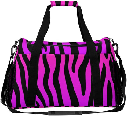 Women Large Lightweight Travel Duffel Bag Foldable Carry On Overnight Weekender Tote Bag Gym
