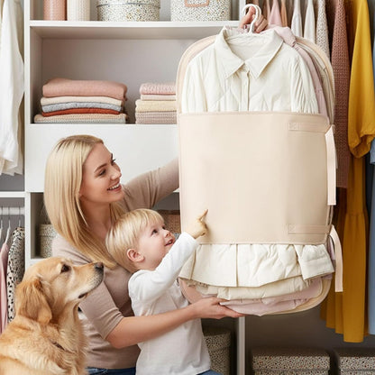 Compression Bags for Storage | Lightweight Foldable Reusable Home Organizer - Coat Storage Bag | for Travel Closet Wedding RV Winter Luggage Suitcase Daily Home Luggage Suitcase