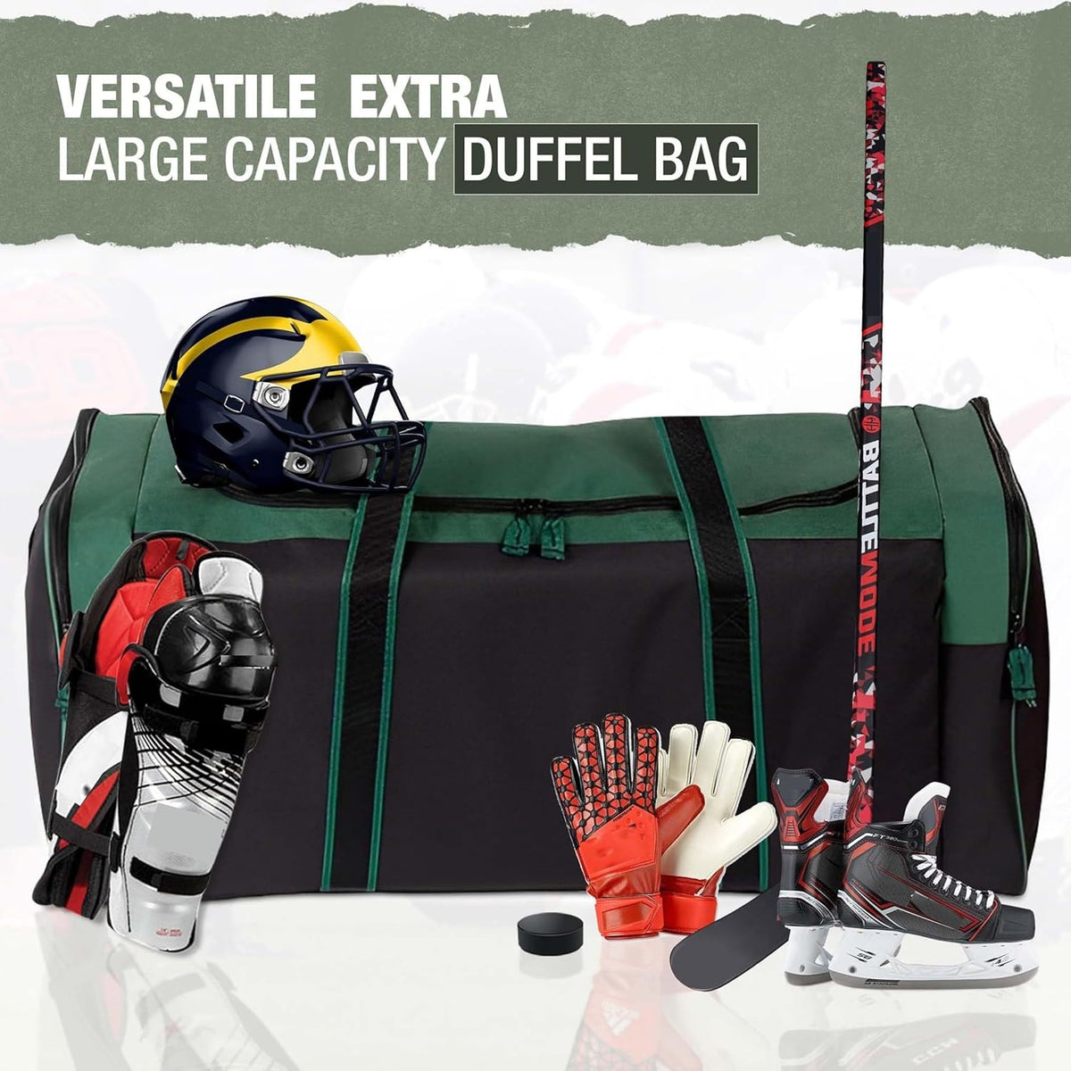 Heavy Duty Multi Pocket Durable Sports Gym Equipment Travel Duffel Bag