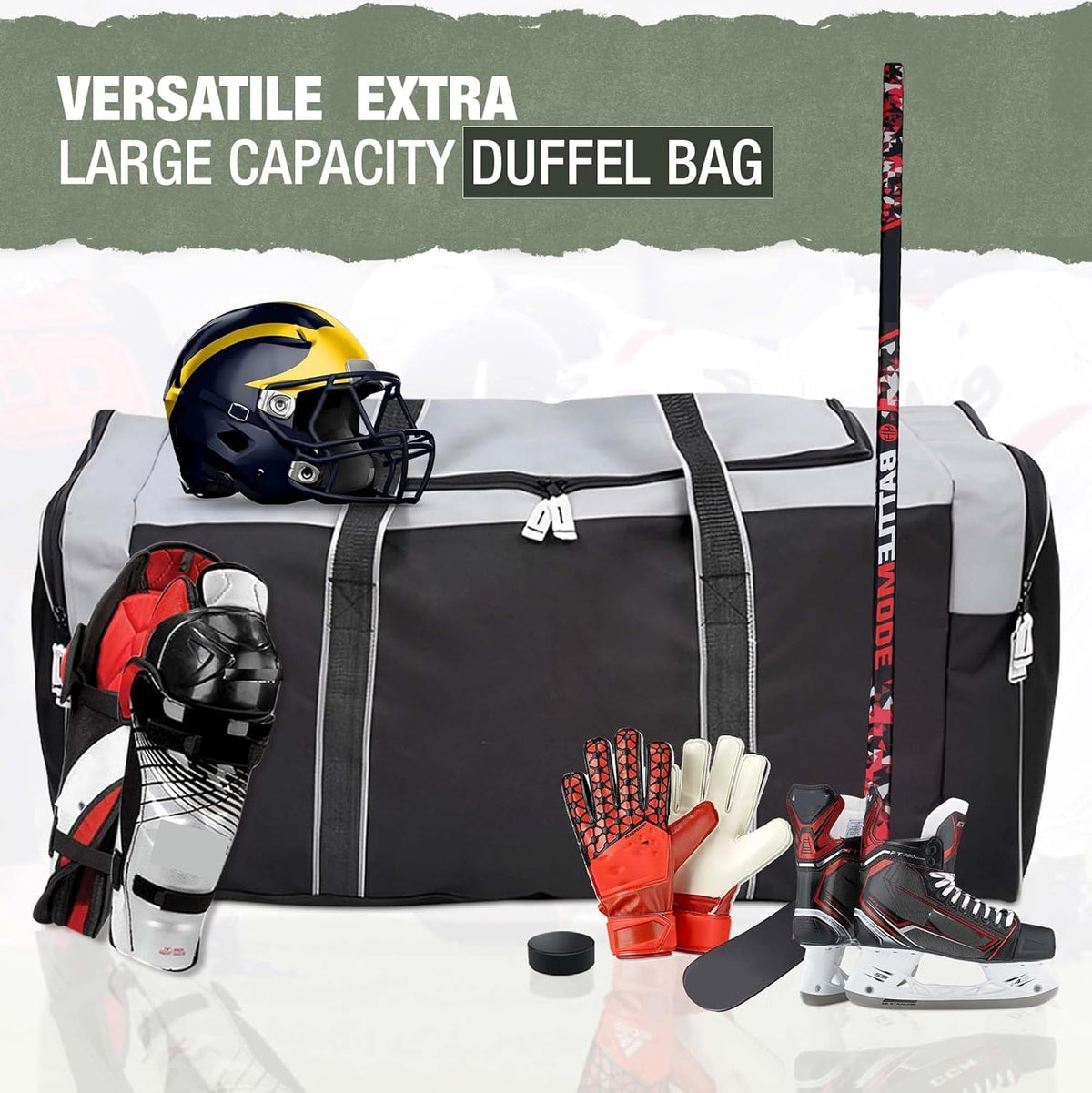 Heavy Duty Multi Pocket Durable Sports Gym Equipment Travel Duffel Bag