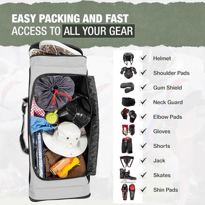 Heavy Duty Multi Pocket Durable Sports Gym Equipment Travel Duffel Bag