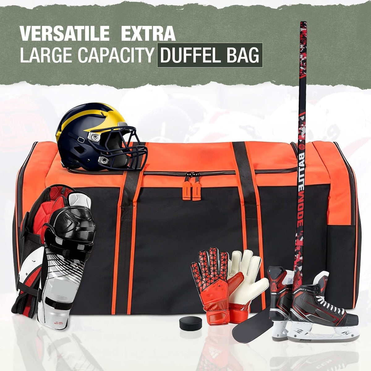 Heavy Duty Multi Pocket Durable Sports Gym Equipment Travel Duffel Bag