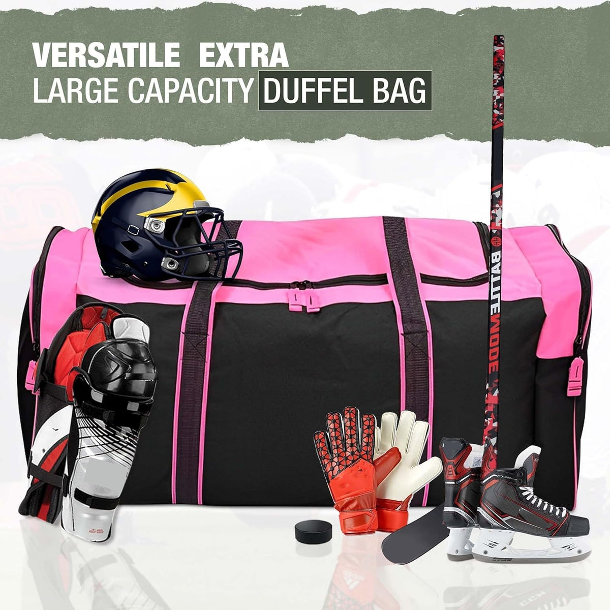 Heavy Duty Multi Pocket Durable Sports Gym Equipment Travel Duffel Bag