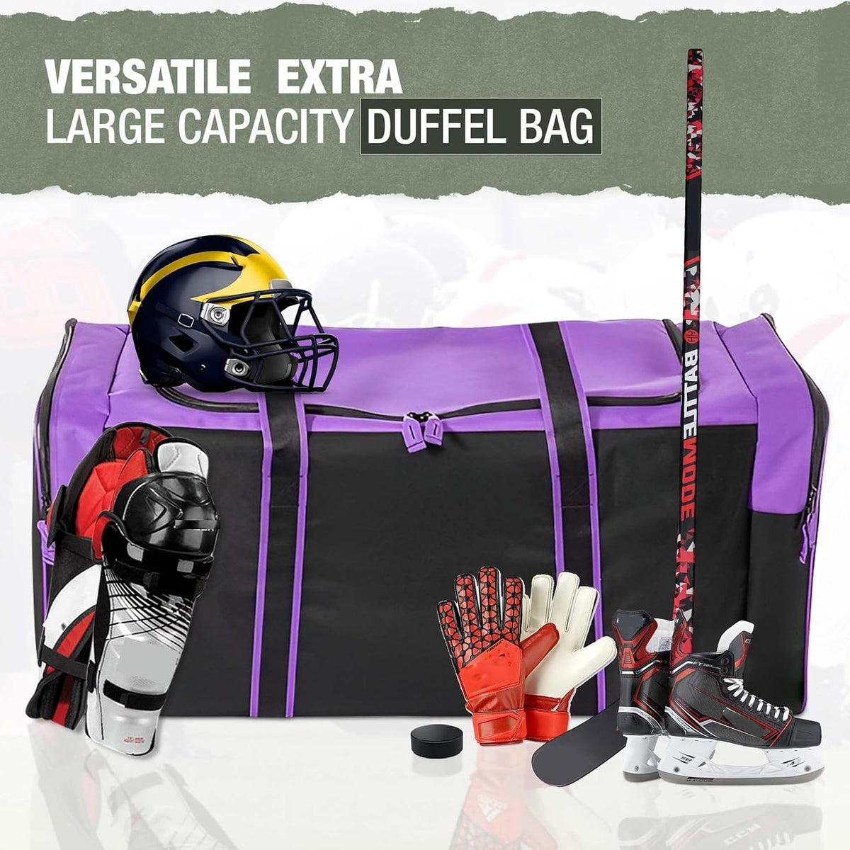 Heavy Duty Multi Pocket Durable Sports Gym Equipment Travel Duffel Bag