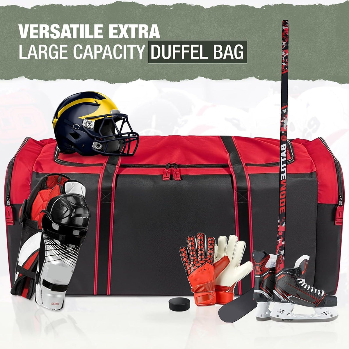 Heavy Duty Multi Pocket Durable Sports Gym Equipment Travel Duffel Bag
