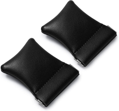 PU Leather Jewelry Travel Bag Leather Jewelry Pouch Christmas,Wedding Party Favor Gift Bag (S, Dark Green)
