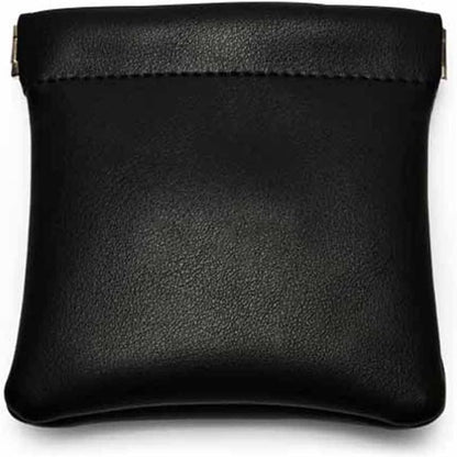 PU Leather Jewelry Travel Bag Leather Jewelry Pouch Christmas,Wedding Party Favor Gift Bag (S, Dark Green)