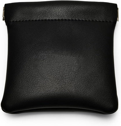 PU Leather Jewelry Travel Bag Leather Jewelry Pouch Christmas,Wedding Party Favor Gift Bag (S, Dark Green)