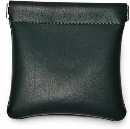 PU Leather Jewelry Travel Bag Leather Jewelry Pouch Christmas,Wedding Party Favor Gift Bag (S, Dark Green)